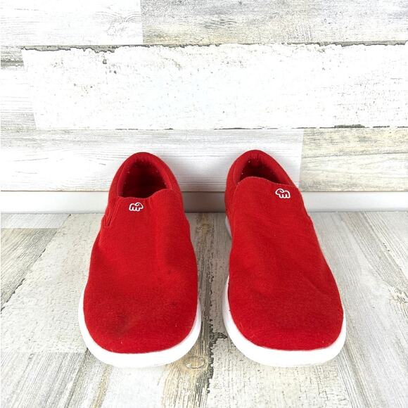 Merino\'s Mens 12 Red Merino Wool Slip On Loafer Sneakers Casual Comfort Shoes main image 6